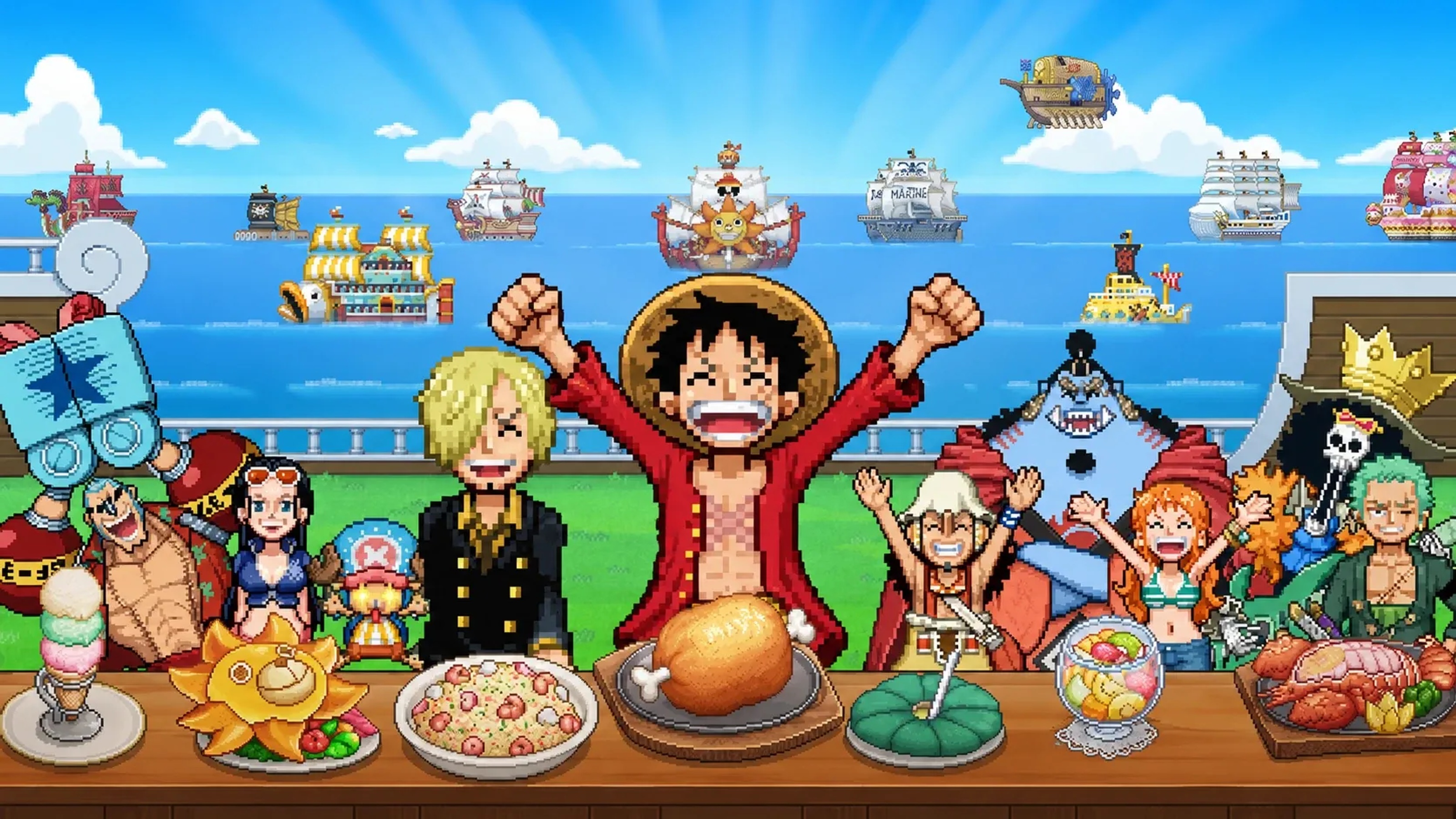 One Piece: Grand Gourmet é anunciado para 23 de outubro com foco em gestão e culinária